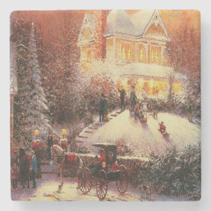 Posavasos De Piedra Navidades de la Pascua de Mármol Stone