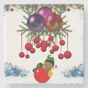 Posavasos De Piedra Navidades de la Pascua de Mármol Stone