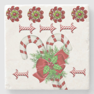 Posavasos De Piedra Navidades de Pascua de Mármol de Candy