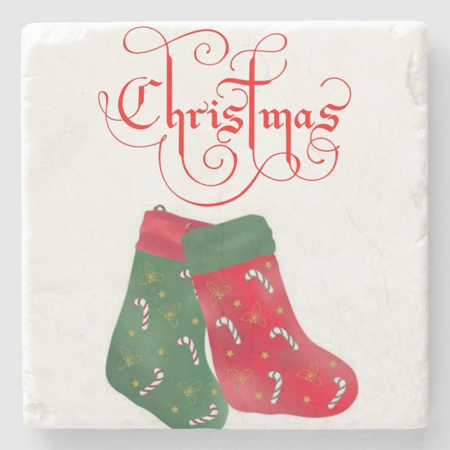 Posavasos De Piedra Navidades de Pascua de Piedra de Mármol (Anverso)