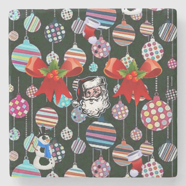 Posavasos De Piedra Navidades de Pascua de Piedra Santa Marble (Anverso)