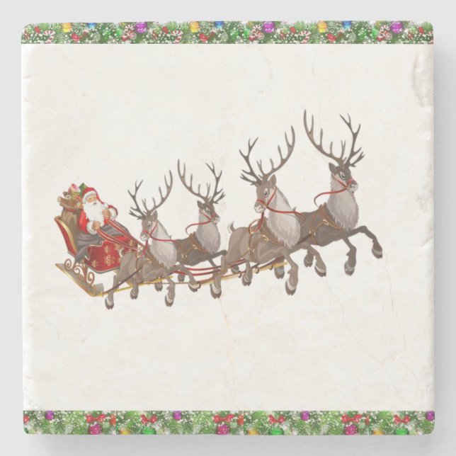 Posavasos De Piedra Navidades de Pascua de Piedra Santa Marble (Anverso)