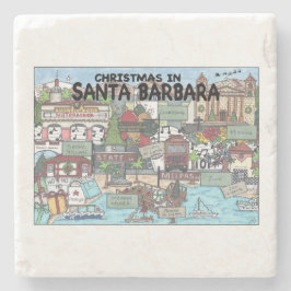 Posavasos De Piedra Navidades de Santa Bárbara