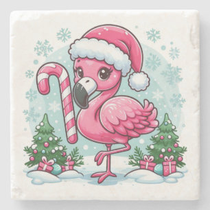 Posavasos De Piedra Navidades Flamingo Sublimation Clipart