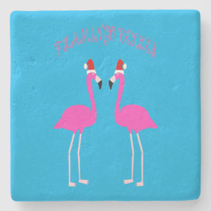 Posavasos De Piedra Navidades Lesbianas Flamingos Flamingo Belles