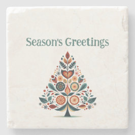 Posavasos De Piedra Navidades Minimalistas Hygge personalizables