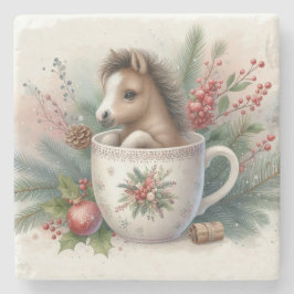 Posavasos De Piedra Navidades Mug Horse