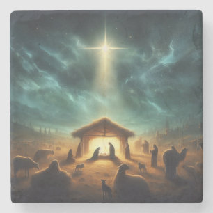 Posavasos De Piedra Navidades/Natividad/Jesús