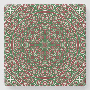 Posavasos De Piedra Navidades ornamentales Mandala