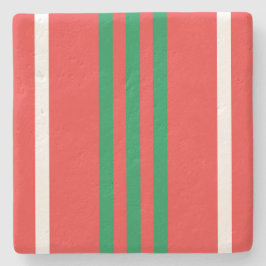 Posavasos De Piedra Navidades Pascua a rayas