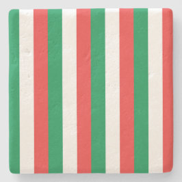 Posavasos De Piedra Navidades Pascua a rayas