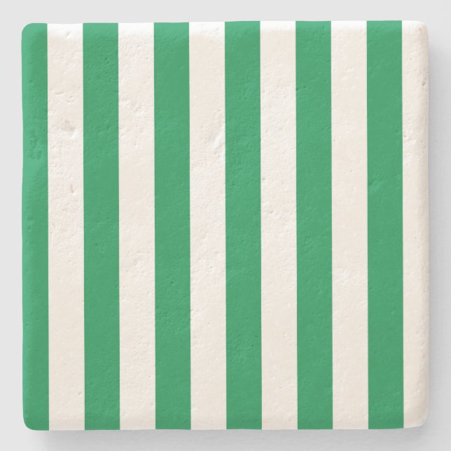 Posavasos De Piedra Navidades Pascua a rayas (Anverso)