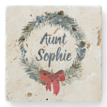 Navidades personalizados Wreath Blue Berries