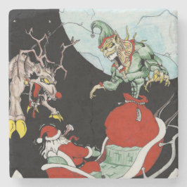 Posavasos De Piedra Navidades pesadillas Monstruo de Mármol