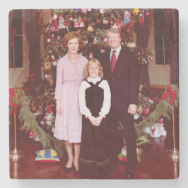 Posavasos De Piedra Navidades Presidente James Jimmy Carter Casa Blanc