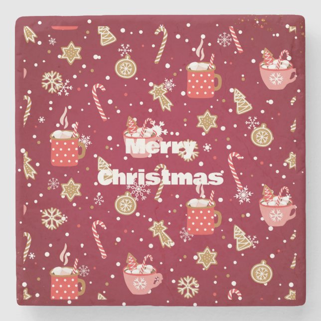 Posavasos De Piedra Navidades Stone Coaster (Anverso)
