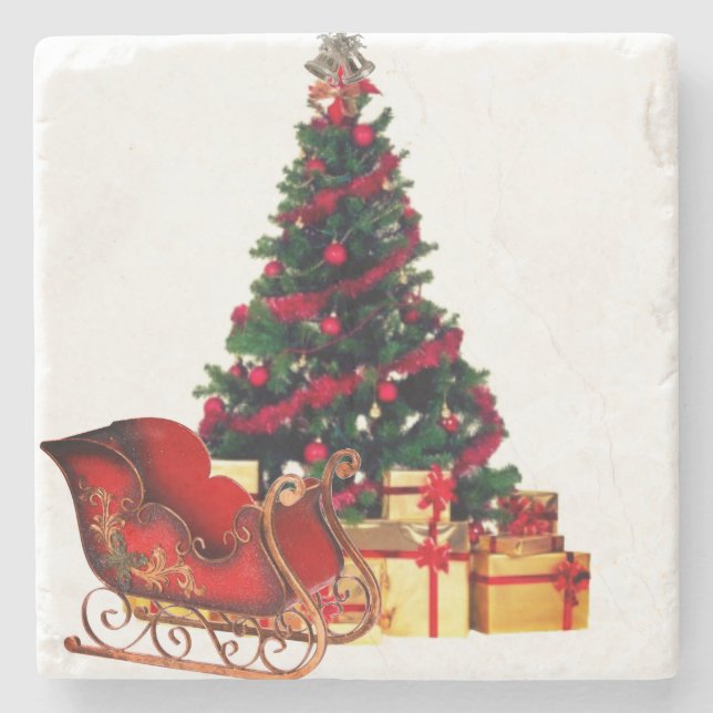 Posavasos De Piedra Navidades Stone Coasters (Anverso)