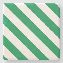 Posavasos De Piedra Navidades Stripes Square Coaster