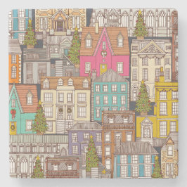 Posavasos De Piedra navidades tiempo hierro multi