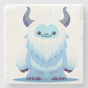 Posavasos De Piedra Navidades/yeti de invierno