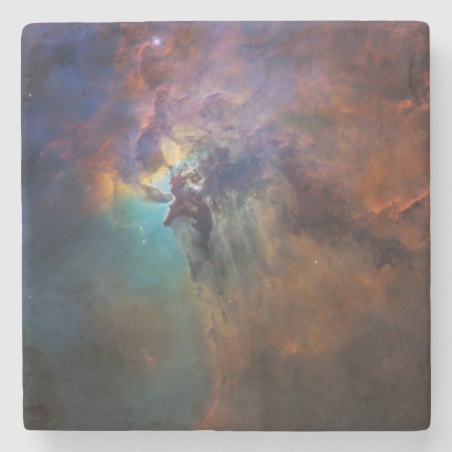 Posavasos De Piedra Nebulosa laguna (imagen espacial astronómica) (Uni (Anverso)