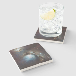 Posavasos De Piedra Nebulosa Orión Astronomía azul marrón beige cielo 