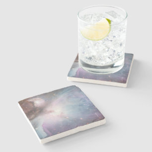 Posavasos De Piedra Nebulosa Orión Astronomía azul Rosa violeta cielo 