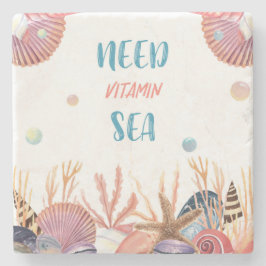 Posavasos De Piedra Necesidad de un mar de vitamina