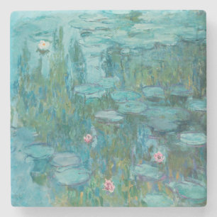Posavasos De Piedra Nenúfares (por Claude Monet, 1915)