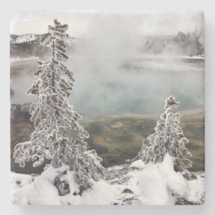 Posavasos De Piedra Nevado Yellowstone