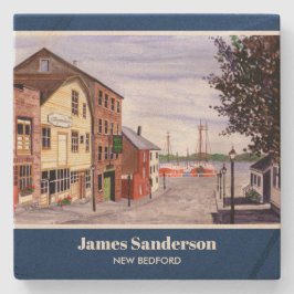 Posavasos De Piedra New Bedford Massachusetts New England Pintura
