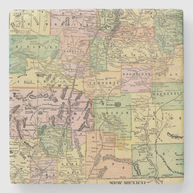 Posavasos De Piedra New México (Anverso)