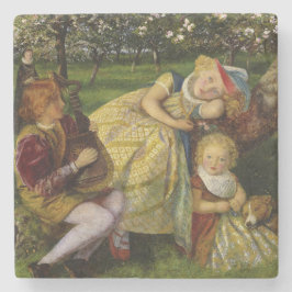 Posavasos De Piedra Niños en la huerta del rey