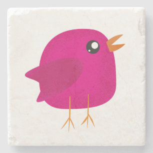 Posavasos De Piedra Niños pajarito lindo