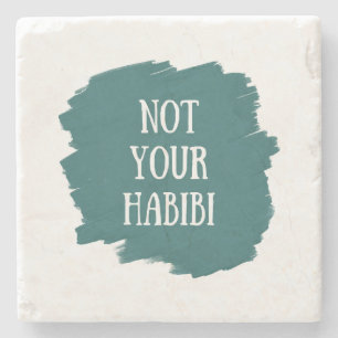 Posavasos De Piedra No es tu Habibi