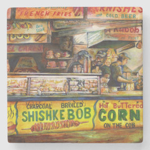 Posavasos De Piedra No puedes competir con eso