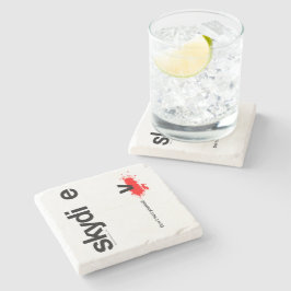 Posavasos De Piedra No se dañe Skydiver