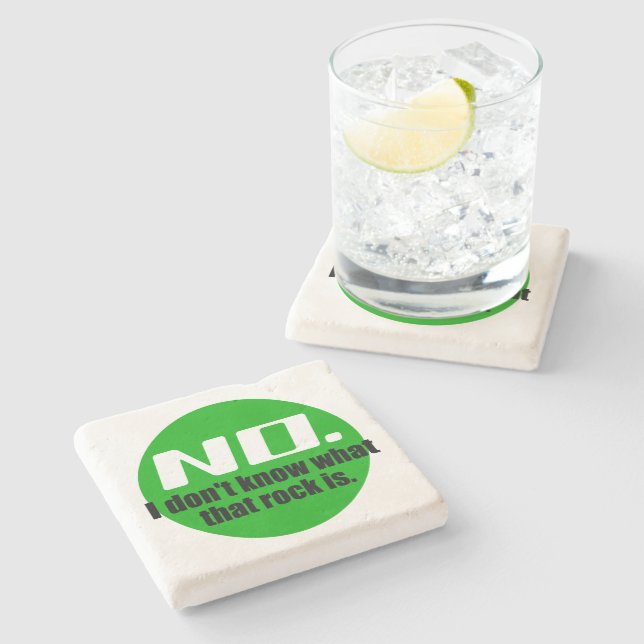 Posavasos De Piedra No sé qué es esa roca (verde) (Lateral)