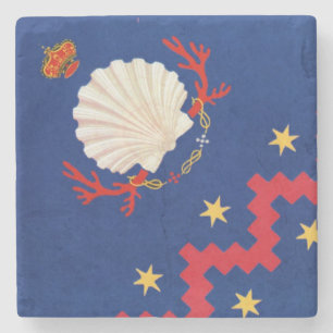 Posavasos De Piedra Nobile Contrada del Nicchio (Seashell) Palio