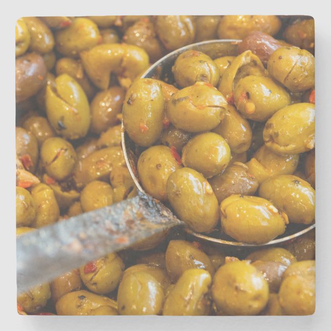 Posavasos De Piedra Nocellara Spicy Etnea (Anverso)