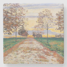 Posavasos De Piedra Noche de otoño (por Ferdinand Hodler)