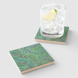 Posavasos De Piedra Noches tropicales enormes