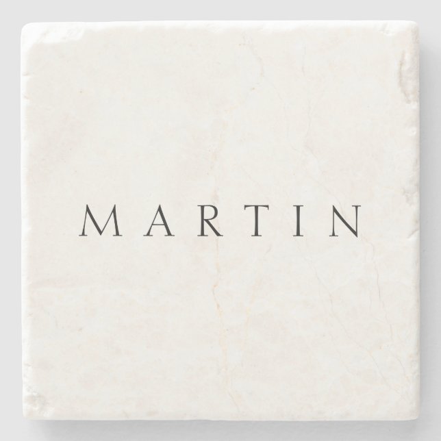 Posavasos De Piedra Nombre clásico (o palabra) (Anverso)