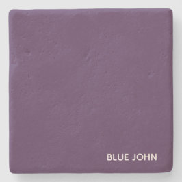 Posavasos De Piedra Nombre de color azul violeta de John