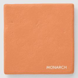Posavasos De Piedra Nombre de color de la naranja de mariposa monarca