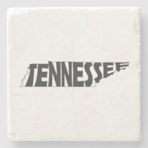 Nombre de estado del mapa de Tennessee Arte de pal