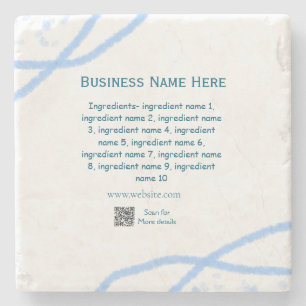 Posavasos De Piedra Nombre de los ingredientes agregar nombre de negoc
