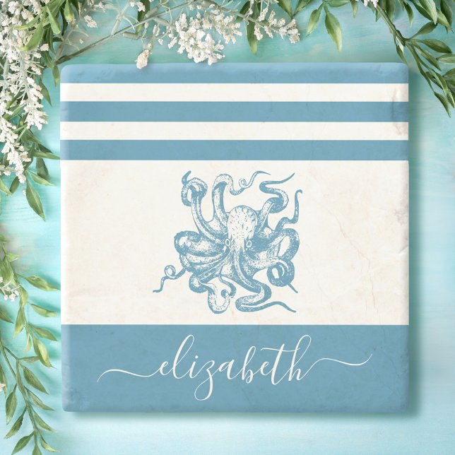 Posavasos De Piedra Nombre del guión de la casa de playa de pulpo turq (Subido por el creador)