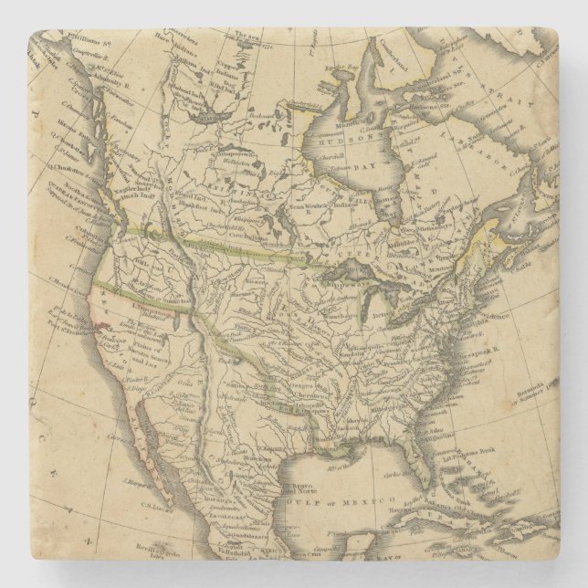 Posavasos De Piedra Norteamérica 7 (Anverso)