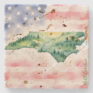 Posavasos De Piedra North Carolina Stone Coaster 